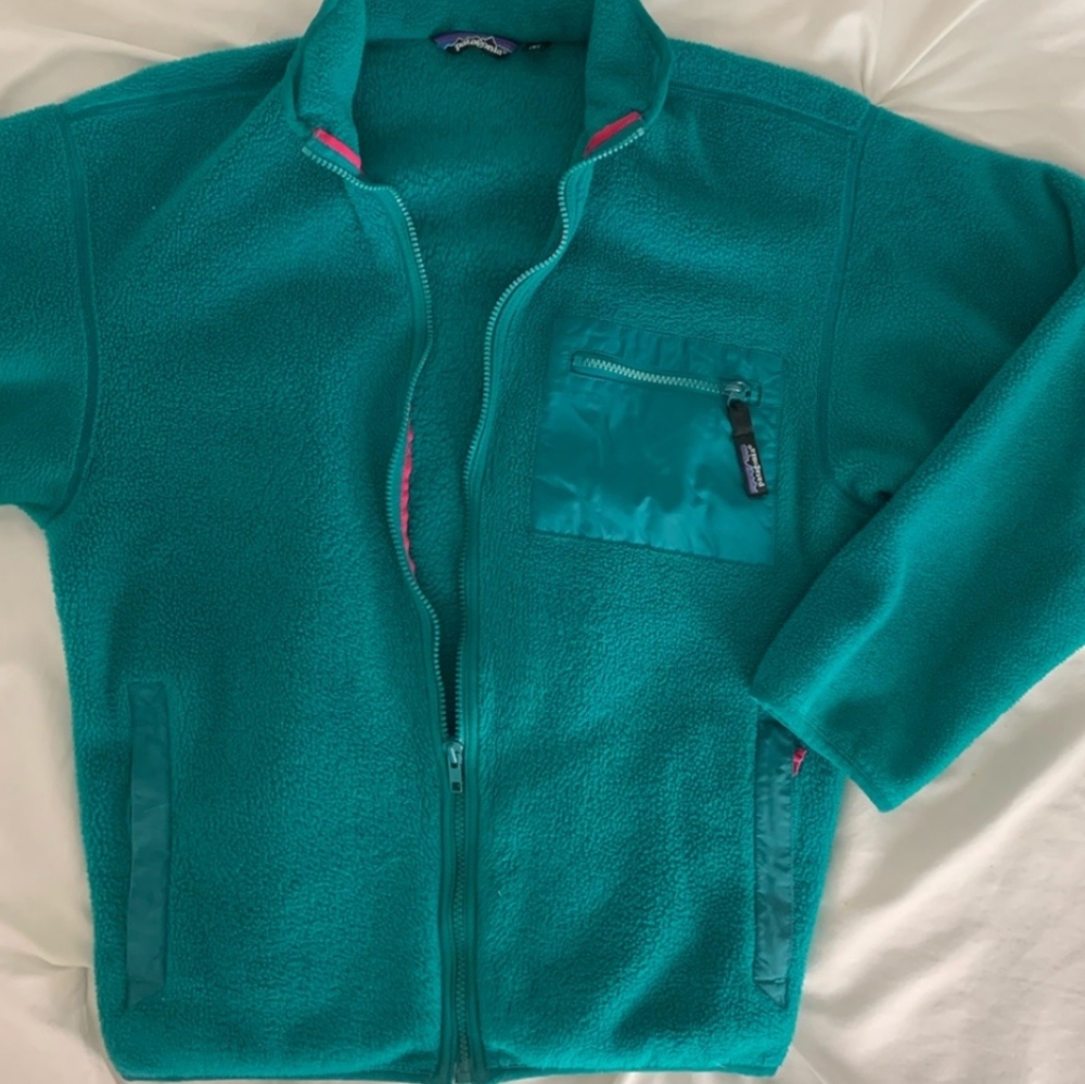 Patagonia full zipper fleece jacket size 14